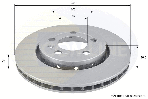Brake Disc (ADC1447V)
