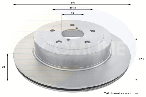Brake Disc (ADC0825V)