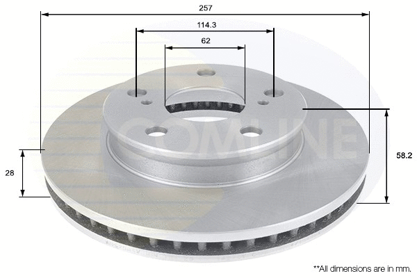 Brake Disc (ADC2504V)