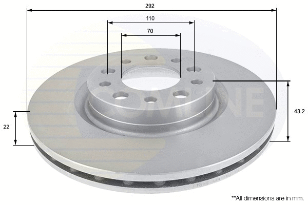 Brake Disc (ADC1826V)
