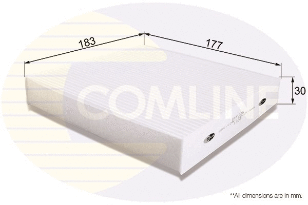 Filter, cabin air (EKF225)