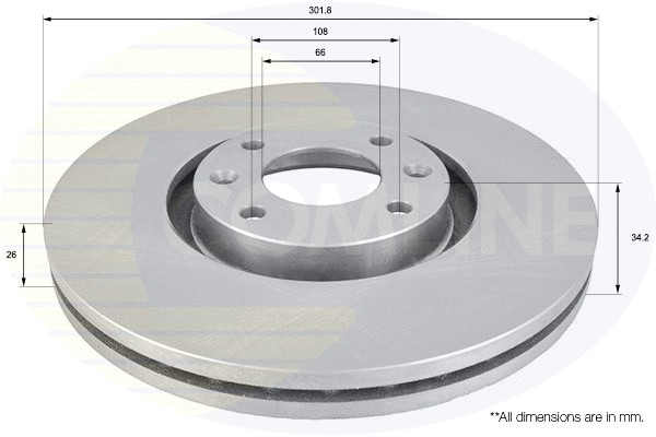 Brake Disc (ADC1574V)