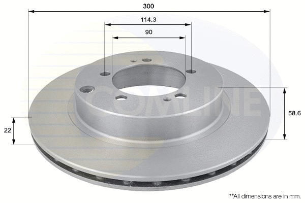 Brake Disc (ADC0358V)