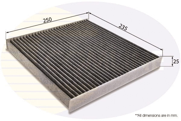 Filter, cabin air (EKF172A)