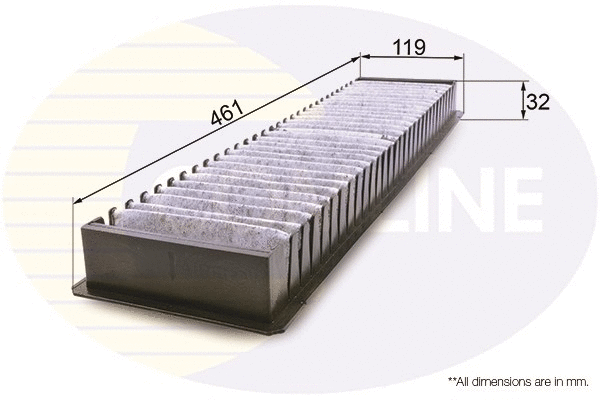 Filter, cabin air (EKF252A)