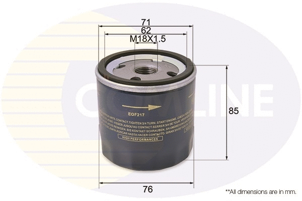 Oil Filter (EOF217)