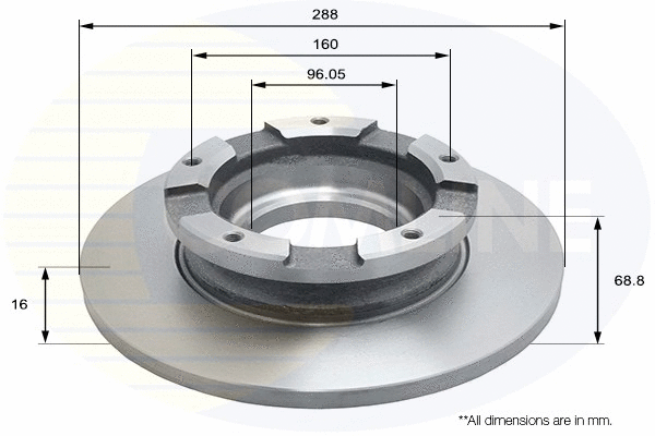 Brake Disc (ADC1255)