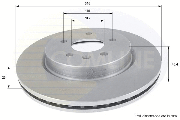 Brake Disc (ADC1156V)