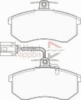 Brake Pad Set, disc brake (ADB1430)