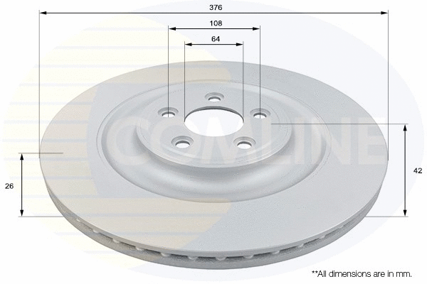 Brake Disc (ADC1257V)