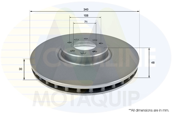Brake Disc (ADC2718V)