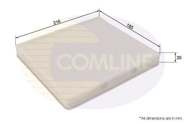 Filter, cabin air (EKF407)