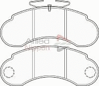 Brake Pad Set, disc brake (ADB01089)