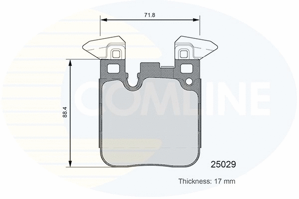Brake Pad Set, disc brake (CBP06108)