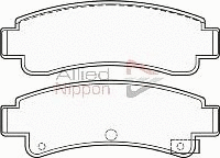 Brake Pad Set, disc brake (ADB3970)