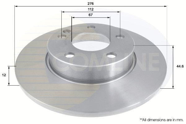 Brake Disc (ADC1638)