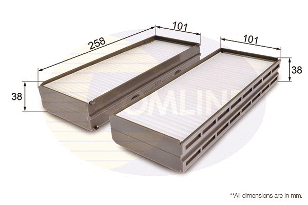 Filter, cabin air (EKF303)