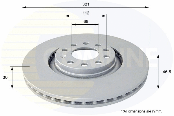 Brake Disc (ADC1473V)