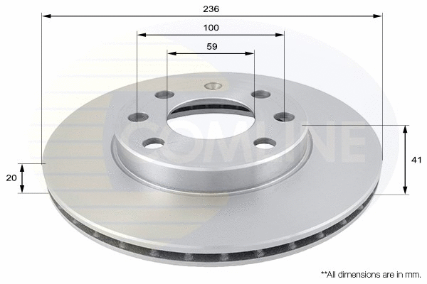 Brake Disc (ADC1047V)