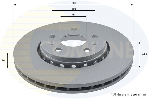 Brake Disc (ADC1593V)