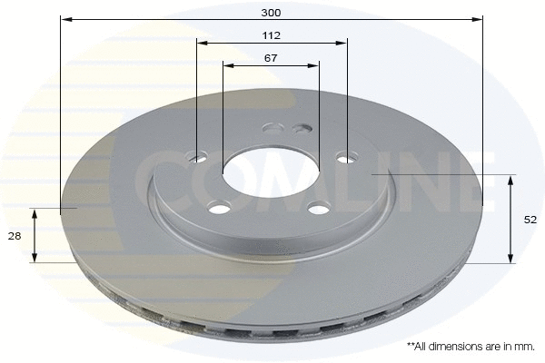 Brake Disc (ADC2818V)