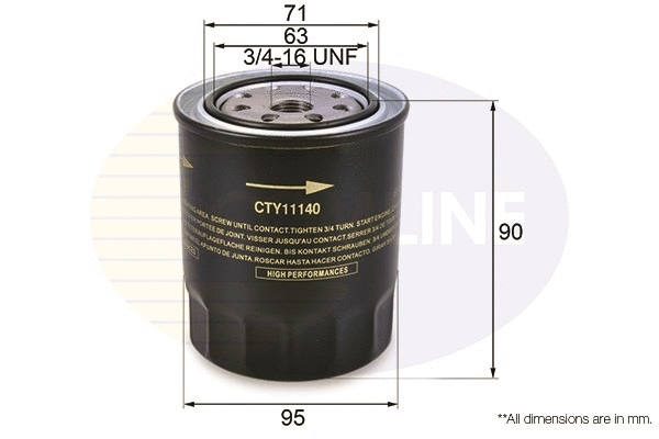 Oil Filter (CTY11140)