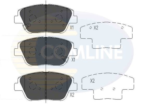 Brake Pad Set, disc brake (CBP36080)