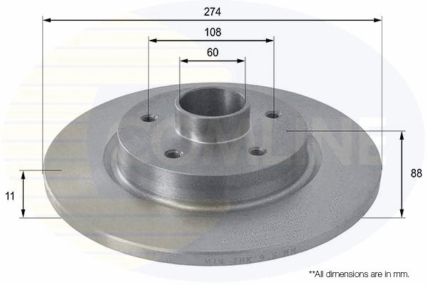 Brake Disc (ADC3029)
