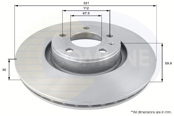 Brake Disc (ADC1465V)