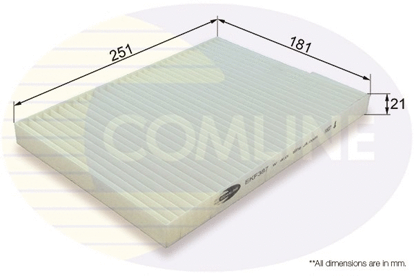Filter, cabin air (EKF387)