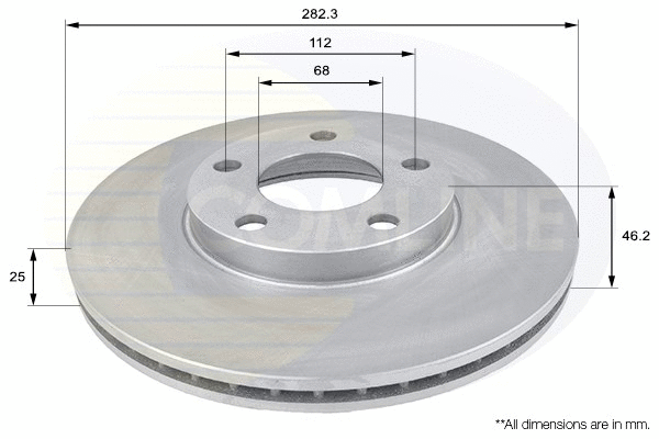 Brake Disc (ADC1425V)