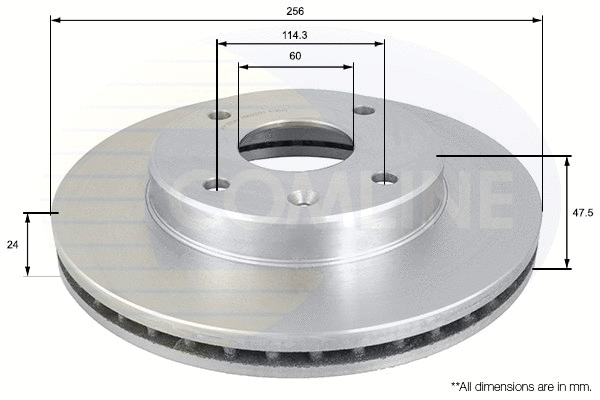 Brake Disc (ADC1054V)