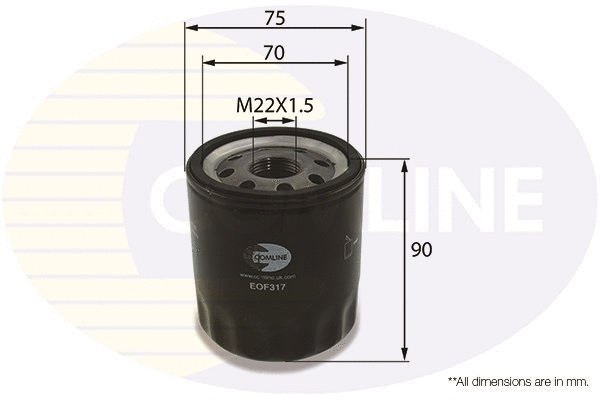 Oil Filter (EOF317)