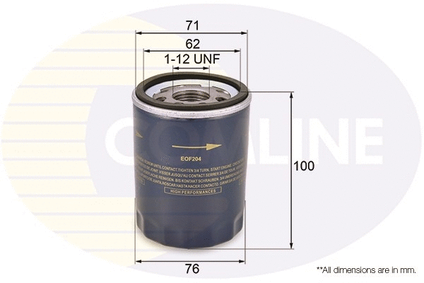 Oil Filter (EOF204)