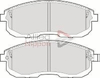Brake Pad Set, disc brake (ADB3751)