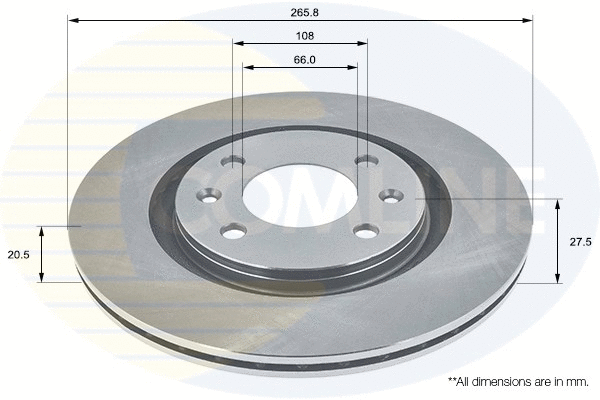 Brake Disc (ADC1504V)