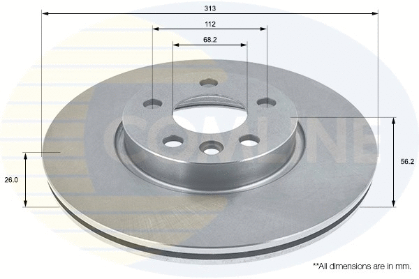Brake Disc (ADC1441V)