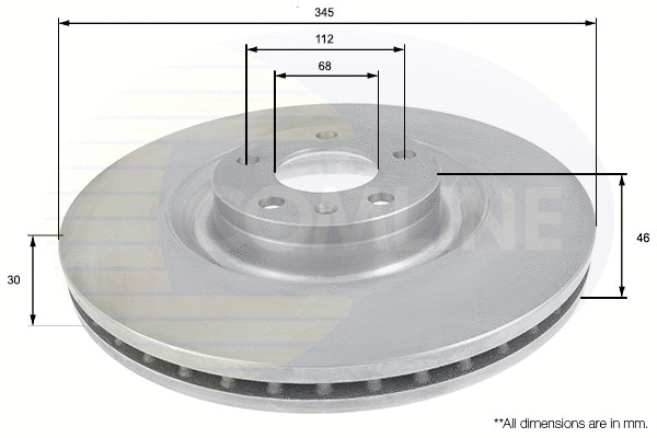 Brake Disc (ADC1484V)