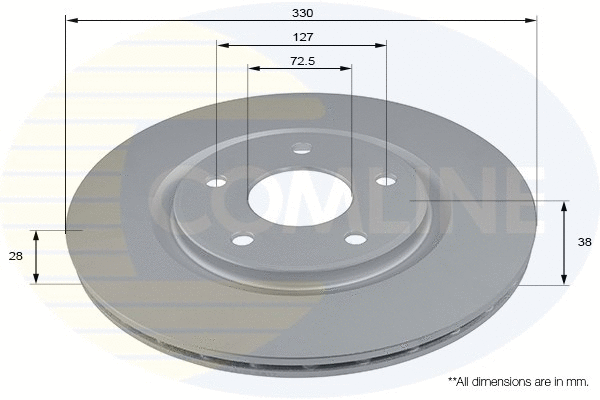 Brake Disc (ADC2822V)