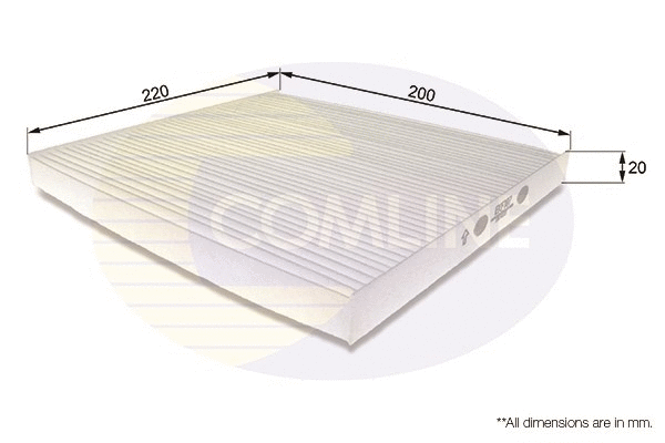 Filter, cabin air (EKF187)