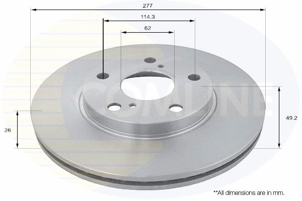 Brake Disc (ADC2513V)