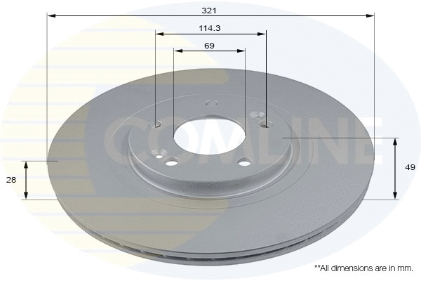 Brake Disc (ADC2845V)