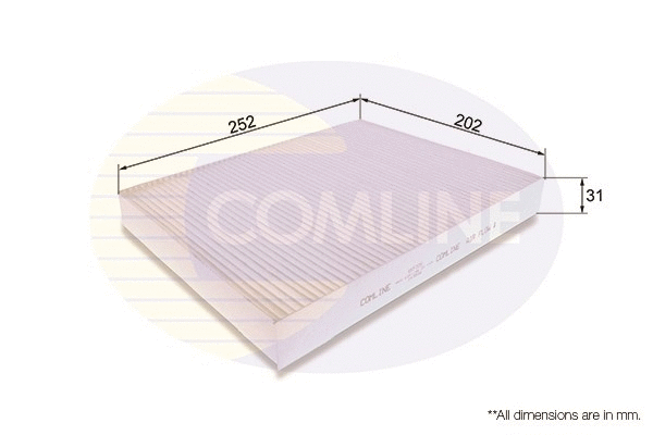 Filter, cabin air (EKF335)