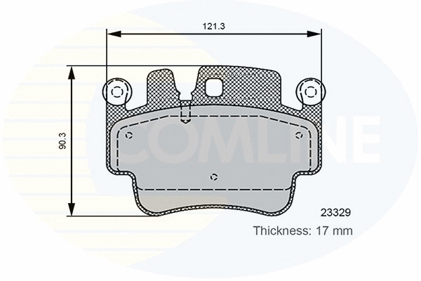 Brake Pad Set, disc brake (CBP06131)