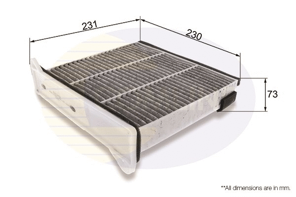 Filter, cabin air (EKF349A)