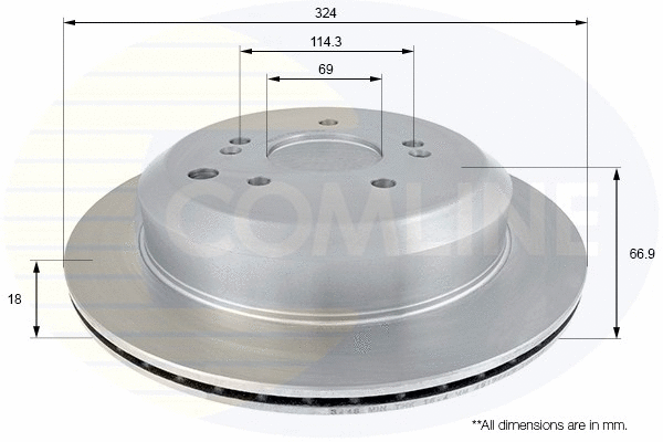 Brake Disc (ADC2420V)