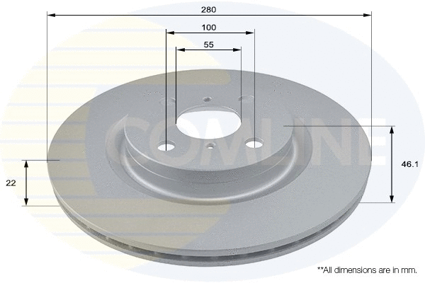 Brake Disc (ADC2516V)