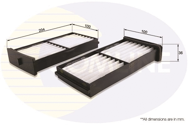 Filter, cabin air (EKF356-2)