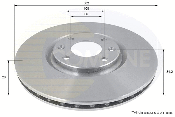 Brake Disc (ADC1592V)