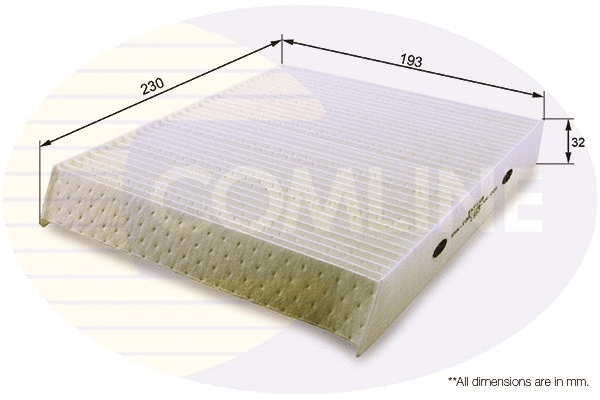 Filter, cabin air (EKF148)